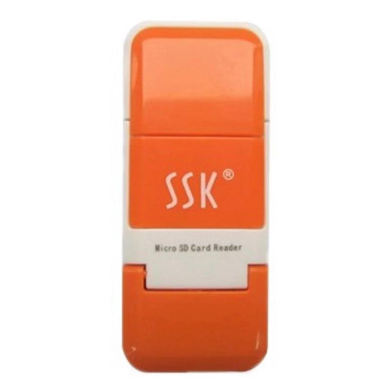 ÷  ÷ USB 2.0 USB ÷ ̴ SD ī , SSK SCRS022, 480Mbps, PC ƮϿ,  + Ȳ